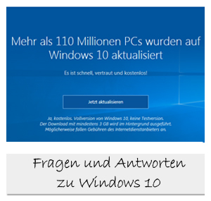 Allen Upgrade-berechtigten Systemen steht das kostenlose Windows 10 Upgrade zu: